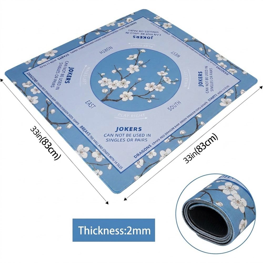 Portable Gaming Table Cover Washable Silent Anti-skid Surface